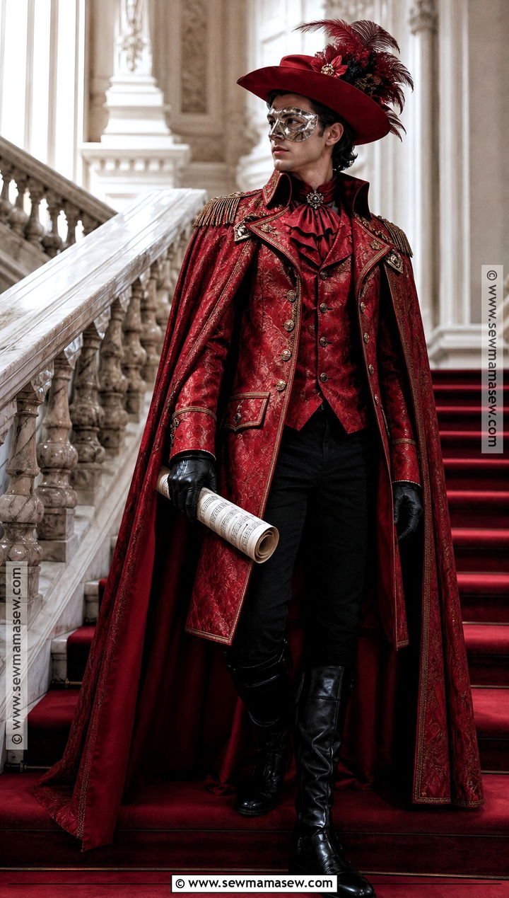 Phantom Red Death Costume - 40 phantom of the opera costumes