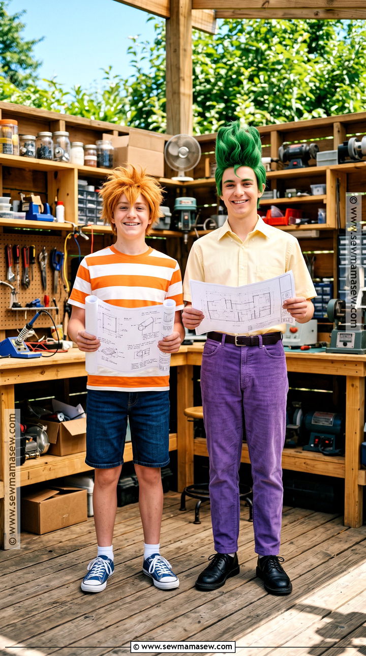 Phineas And Ferb Duo Costume - 40 phineas and ferb costume ideas