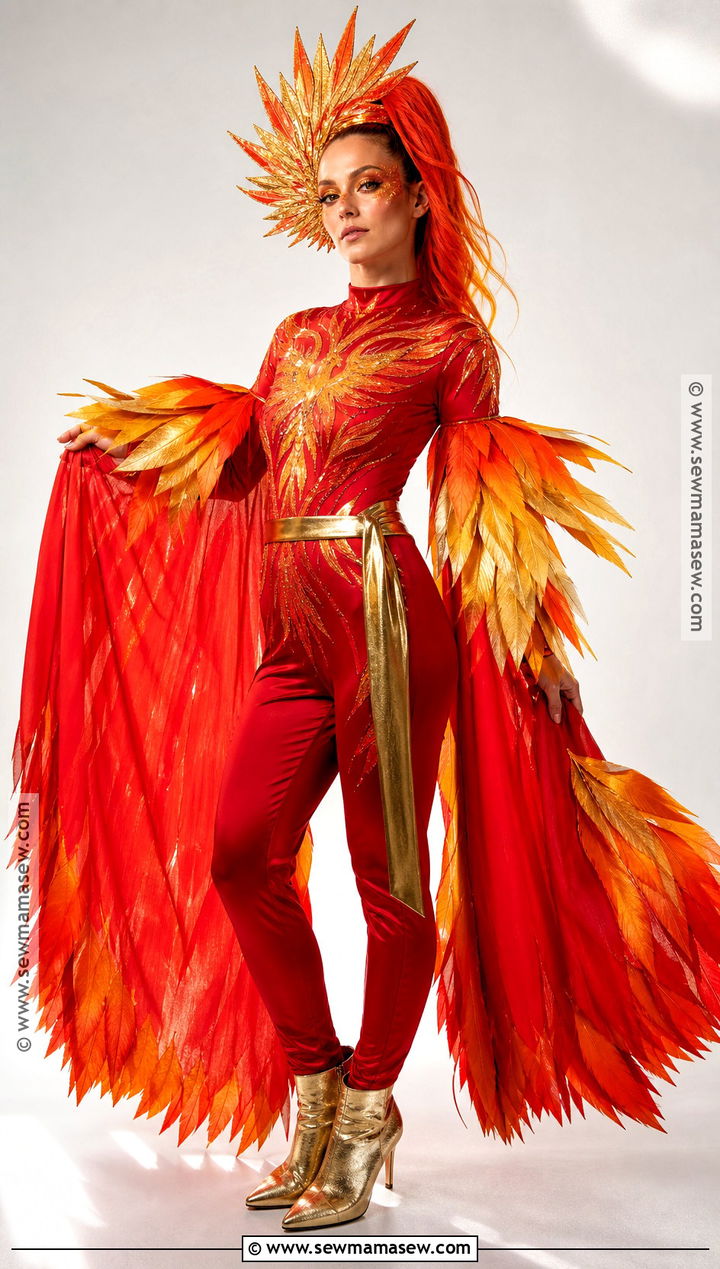 Phoenix Costume With Red Cape - 30 red cape costume ideas