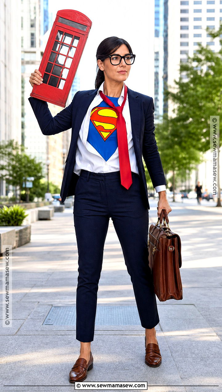 Phone Booth Transformation Clark Kent Costume - 35 Clark Kent Costume Ideas for Women
