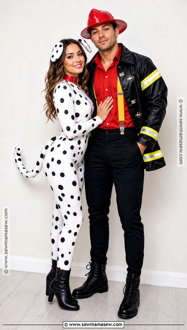 Photo Ready Dalmatian And Firefighter Costume - 35 dalmatian and firefighter costume ideas