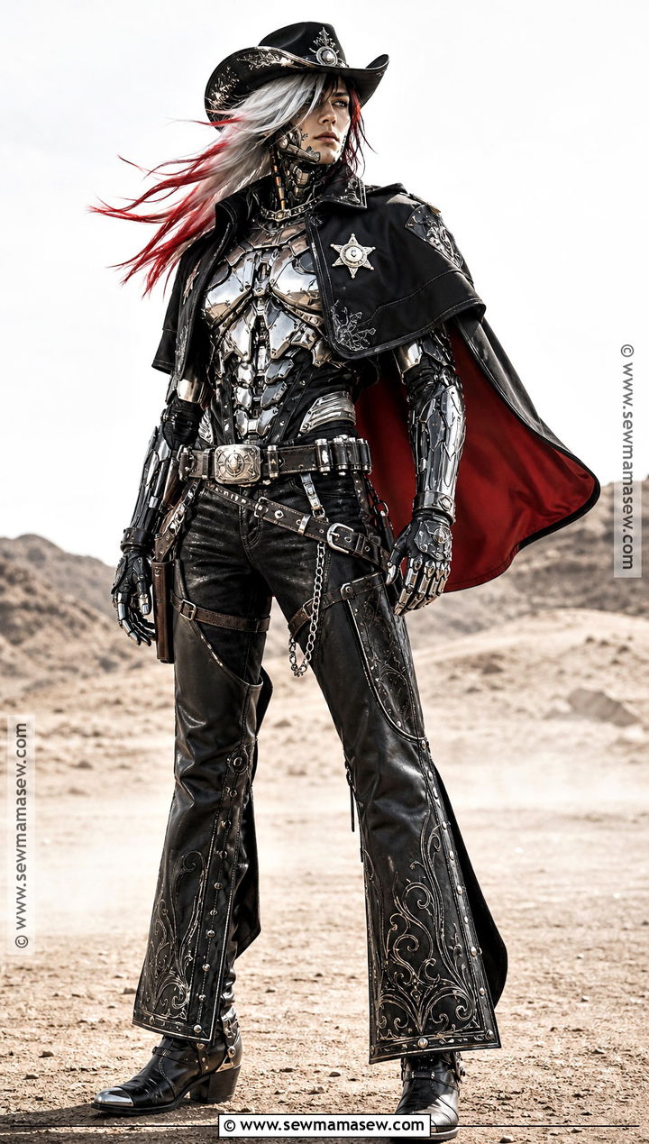 Photo Shoot Boothill Cosplay With Dramatic Cape - 30 Boothill Cosplay Ideas