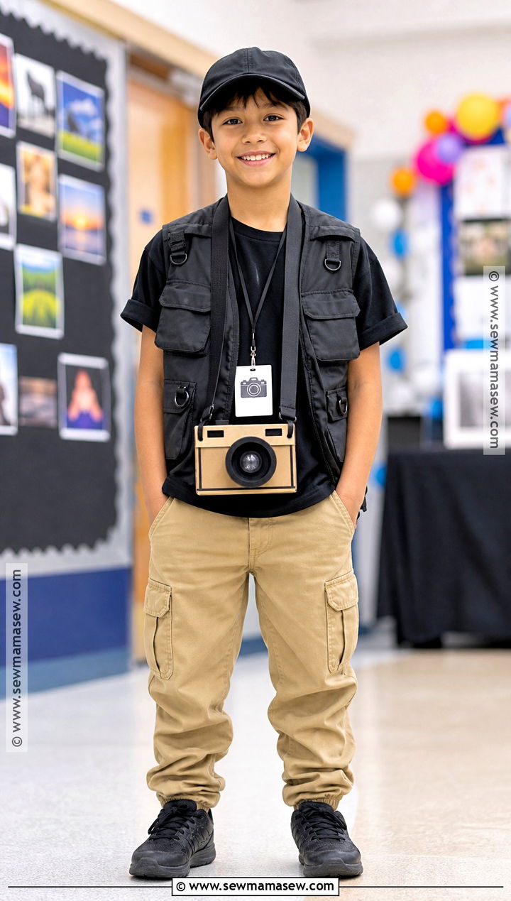 Photographer Career Day Costume - 30 career dress up day at school ideas