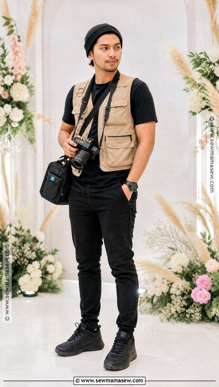 Photographer Costume With Camera And Vest - 30 job costumes