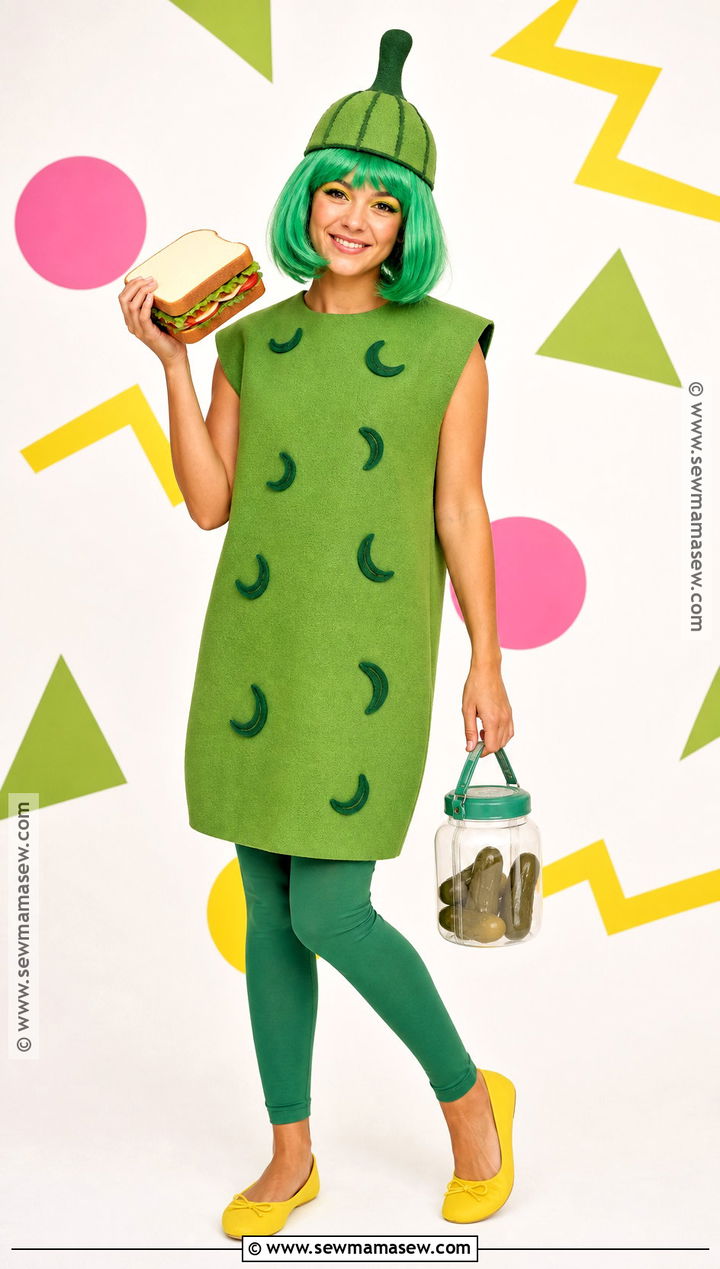 Pickle Green Costume - 35 green halloween costumes