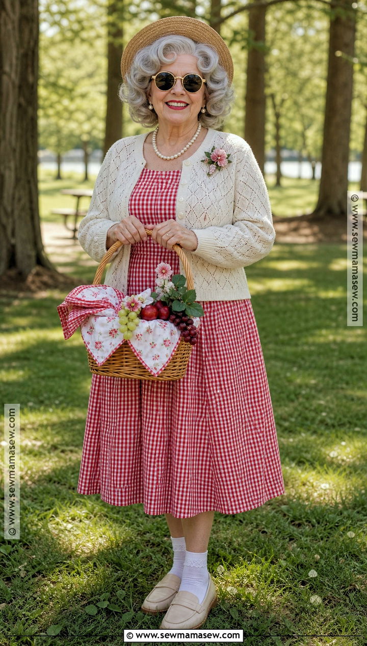 Picnic Granny Costume - 30 granny dress up ideas