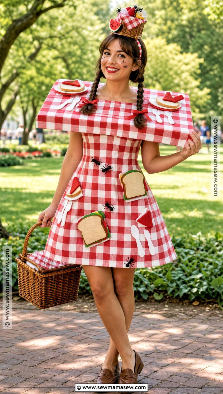 Picnic Table Costume - 45 funny halloween costumes for women