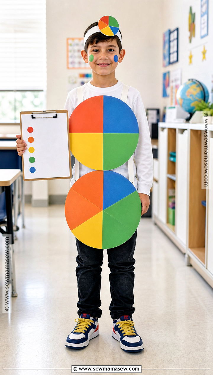 Pie Chart Maths Day Costume - 30 maths day costumes for kids