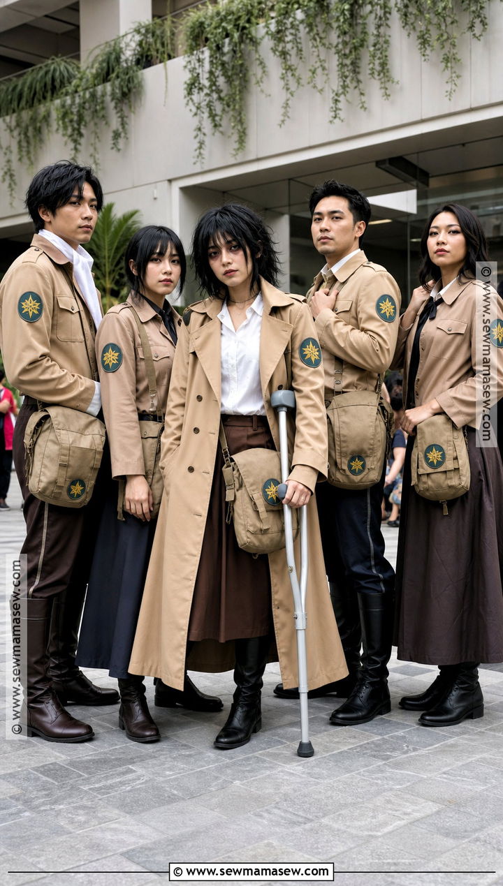 Pieck Finger Group Cosplay Look - 30 Pieck Finger Cosplay Ideas