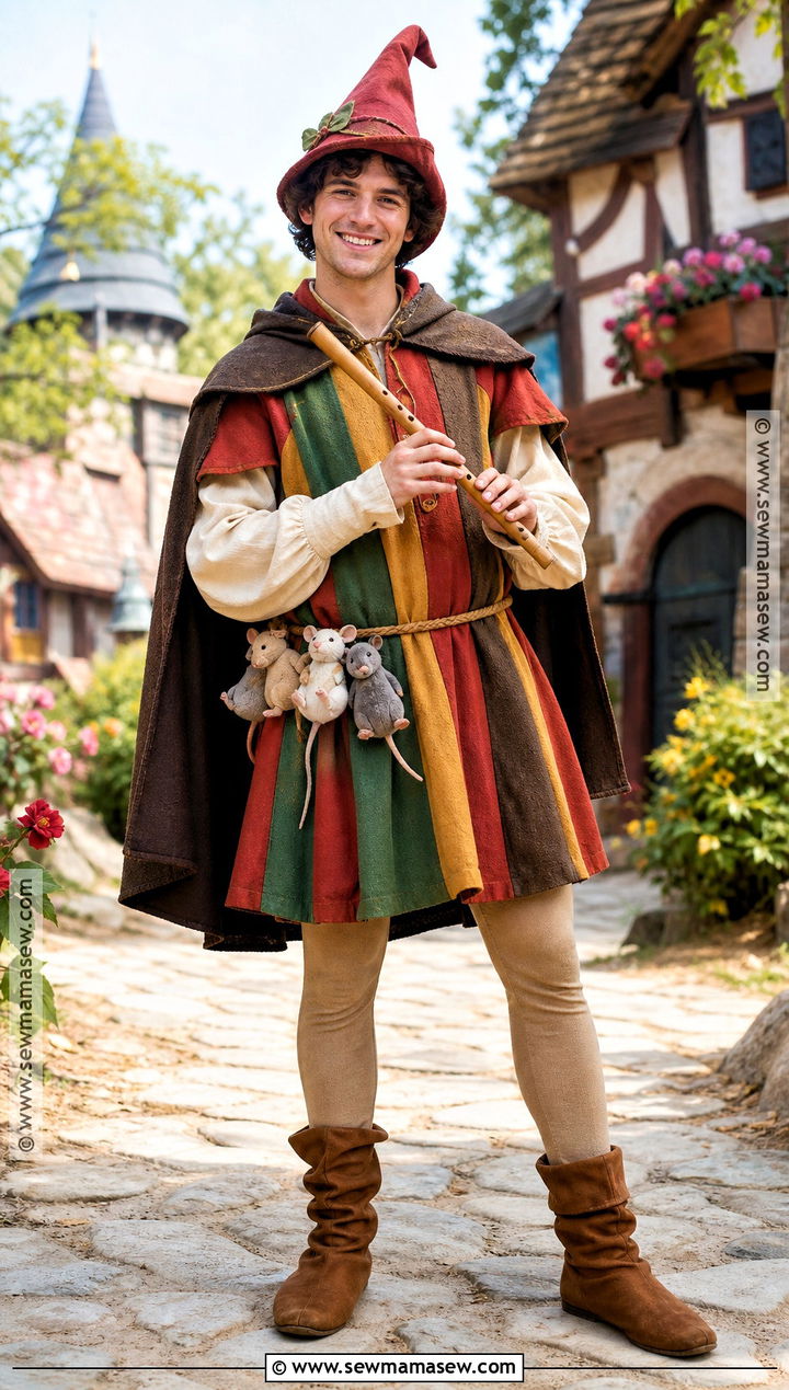 Pied Piper Costume With Striped Tunic - 30 shrek characters costumes