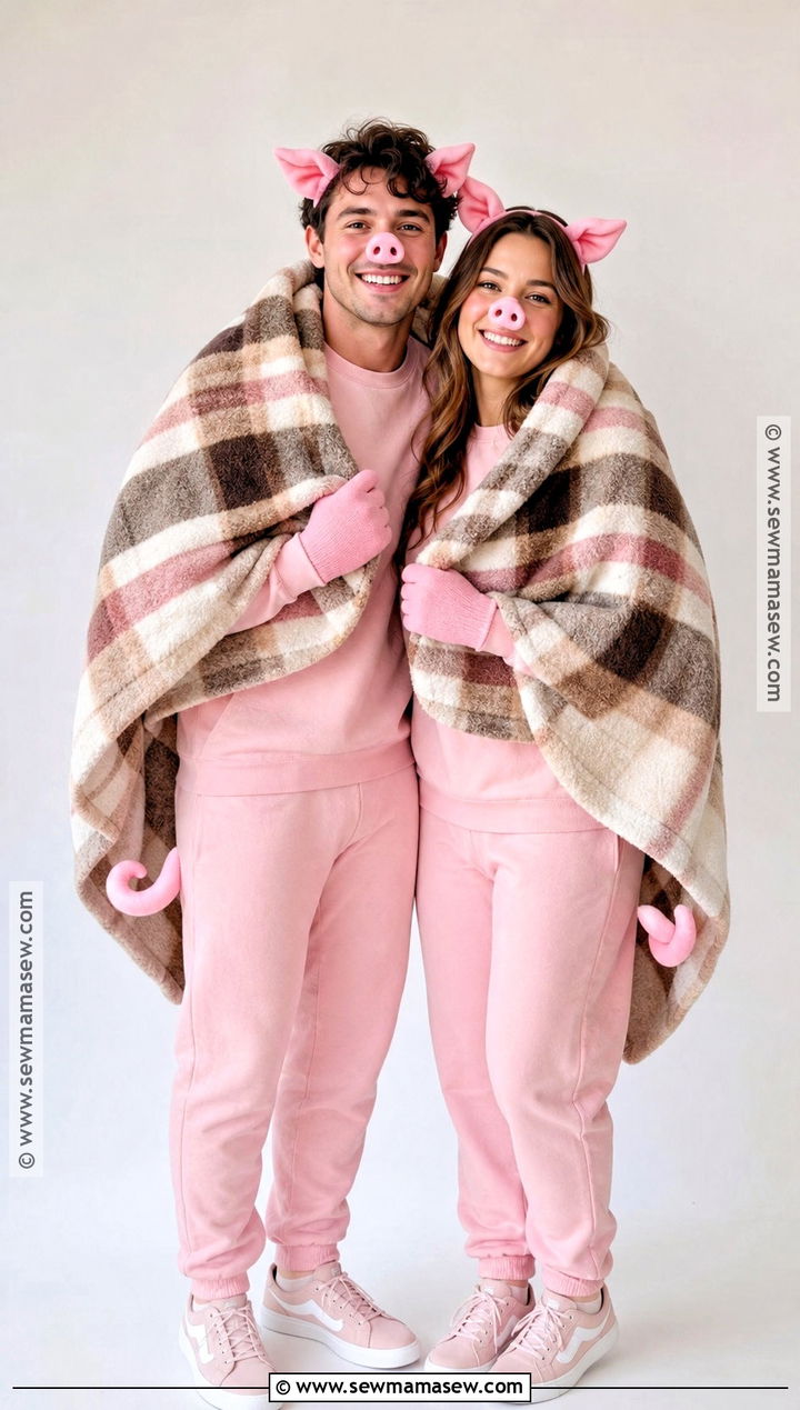 Pigs In A Blanket Couple Costume - 30 Play On Words Costumes