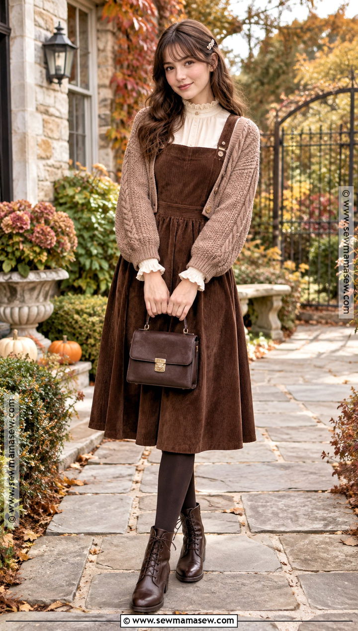 Pinafore Dress Shoujo Fall Outfit - 20 Shoujo Fall Outfits