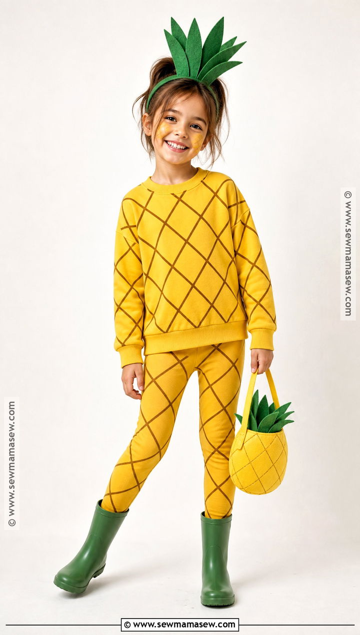 Pineapple Costume For Kids - 30 fruit costumes for kids