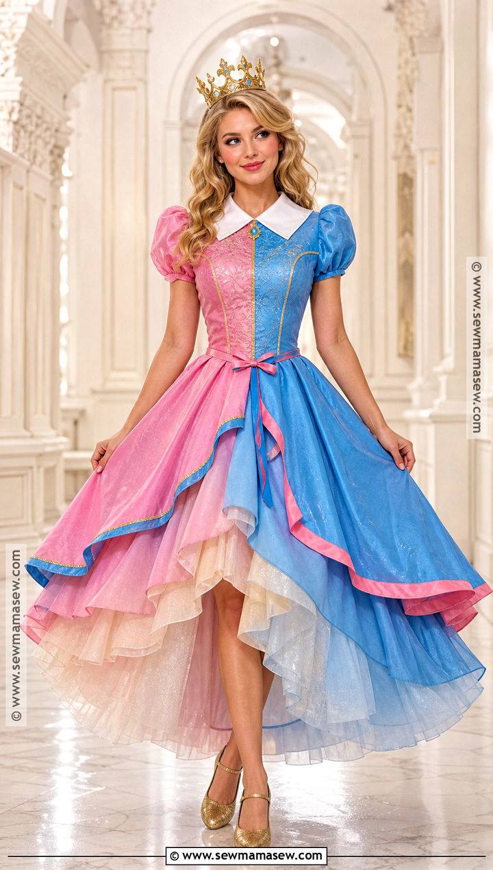 Pink And Blue Color Changing Aurora Costume - 45 aurora costume ideas