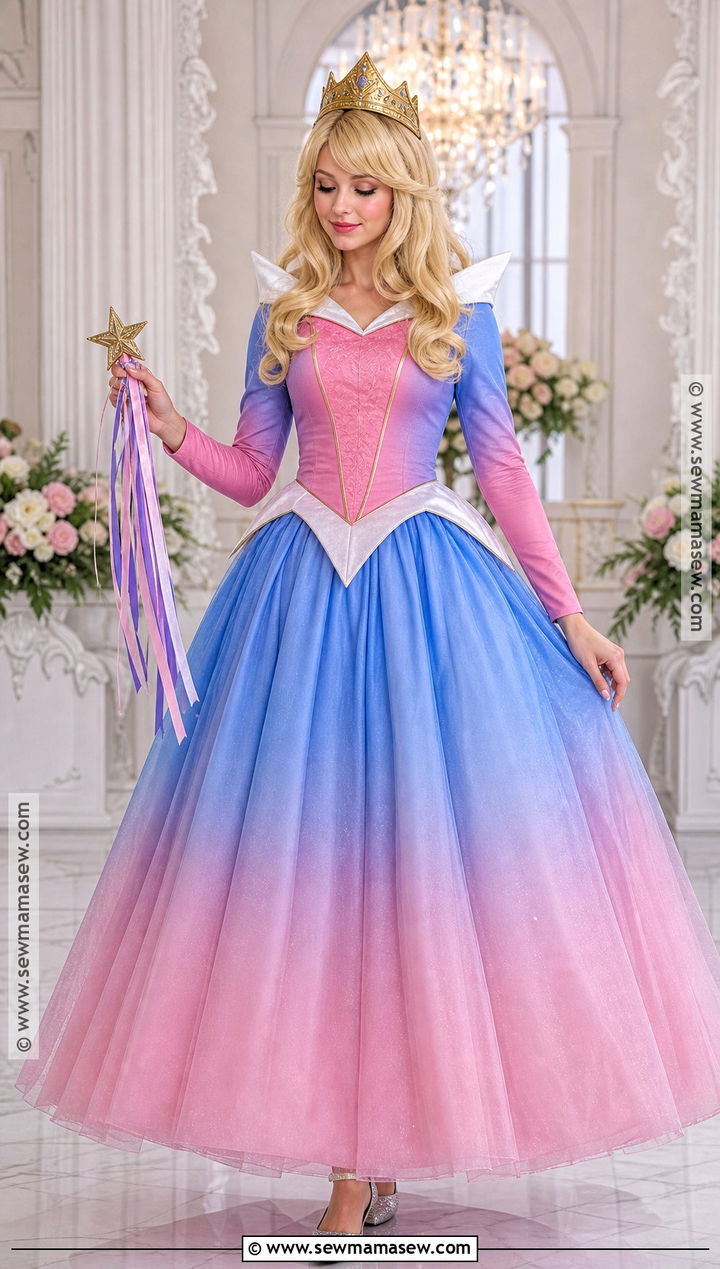 Pink And Blue Princess Aurora Costume - 35 Princess Aurora Costume Ideas