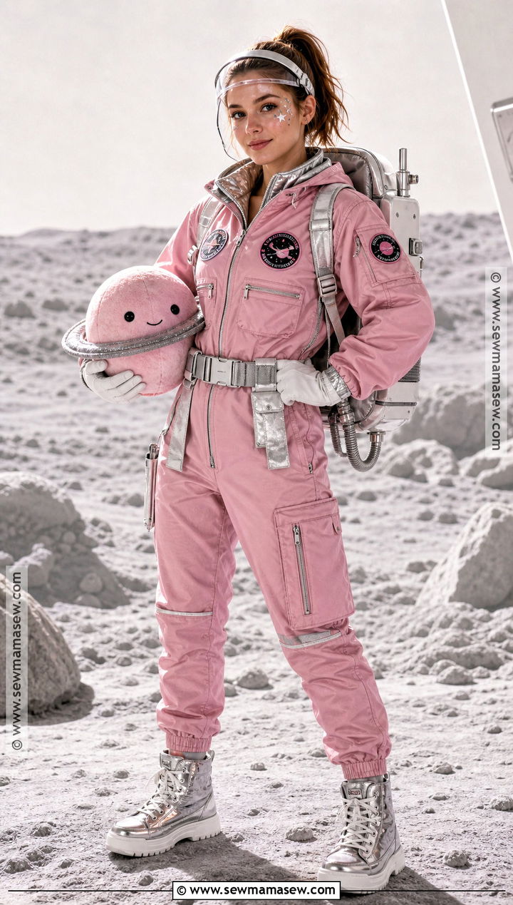 Pink Astronaut Costume - 35 pink halloween costume ideas
