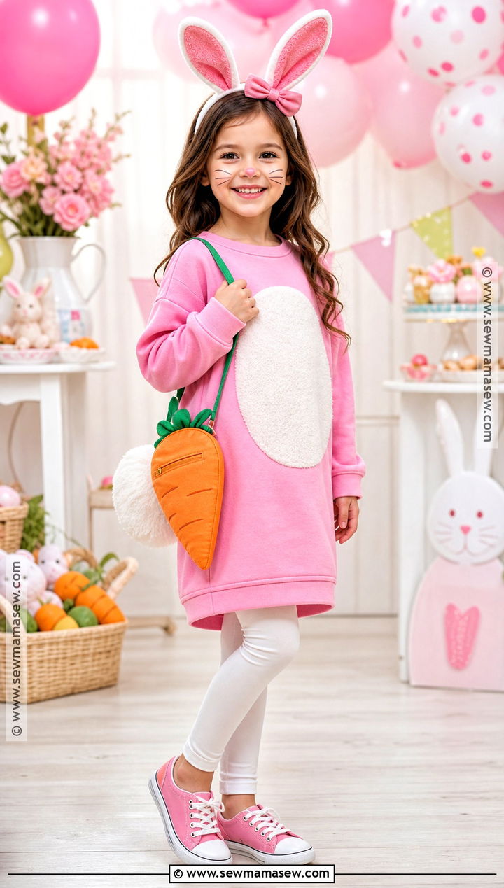 Pink Bunny Costume - 30 bunny costume ideas for kids