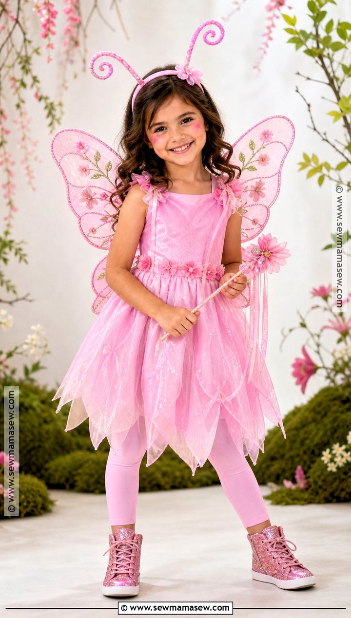 Pink Butterfly Fairy Costume For Kids - 35 butterfly costume ideas for kids