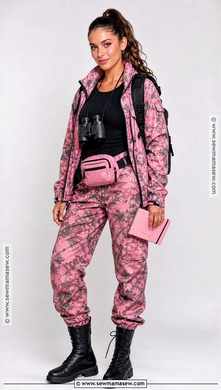 Pink Camo Hunter Costume - 30 hunter costume ideas for women