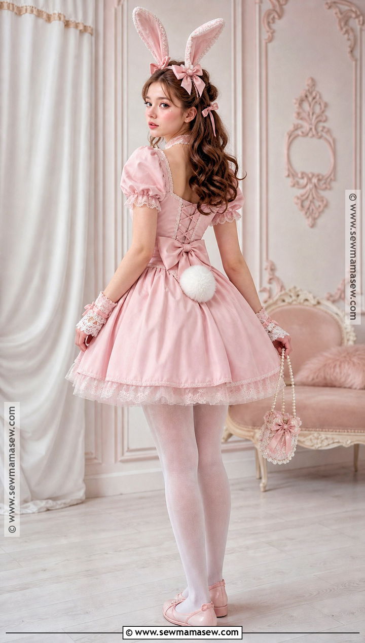 Pink Coquette Bunny Costume - 30 bunny costume aesthetic ideas