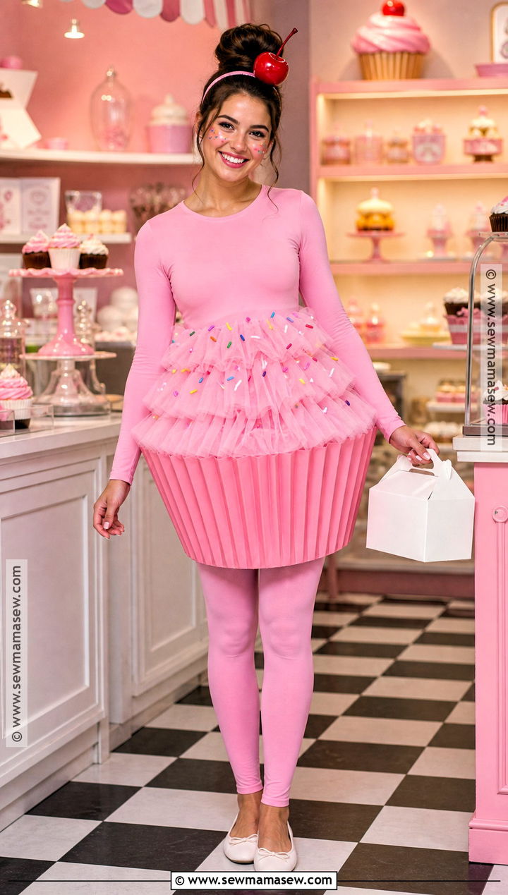 Pink Cupcake Costume - 40 pink halloween costumes