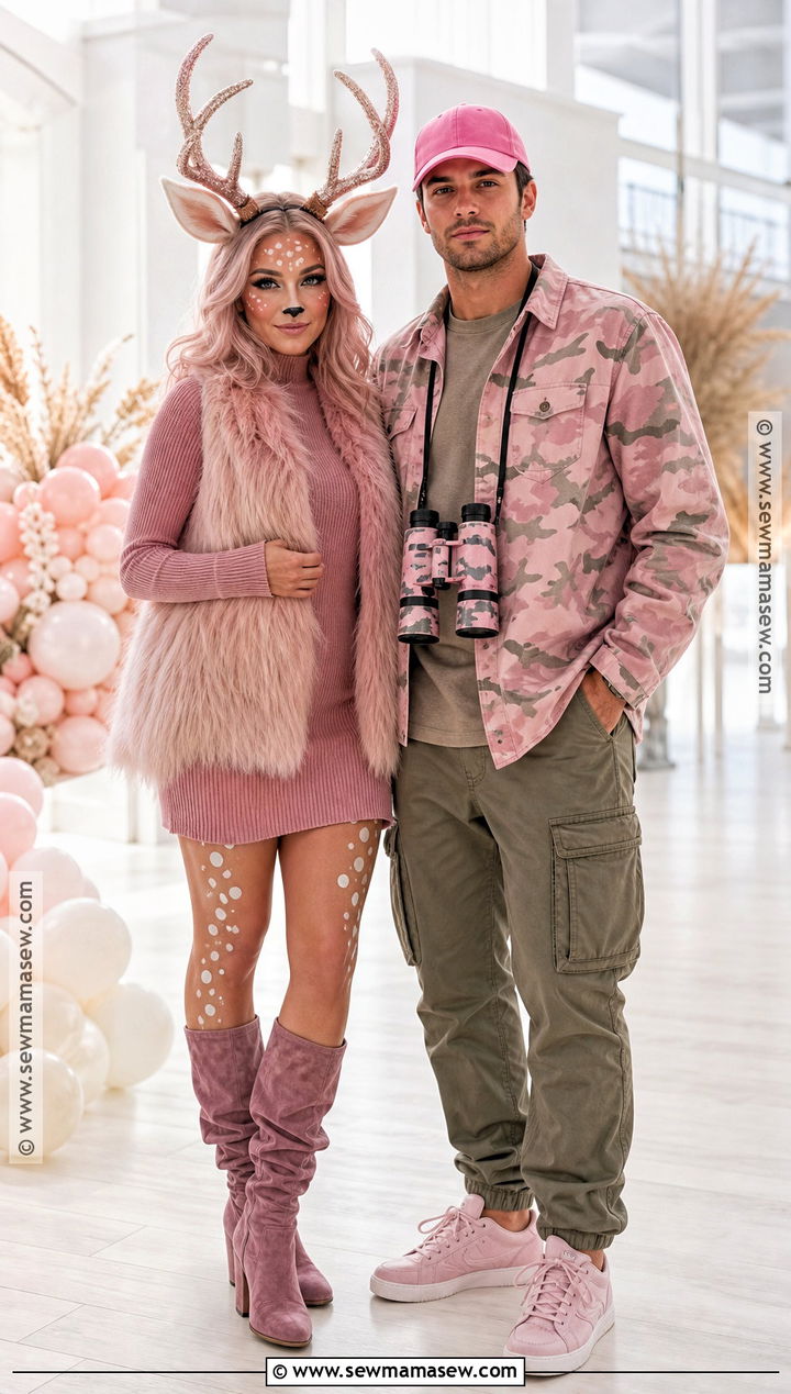 Pink Deer And Hunter Costume - 40 deer and hunter costume ideas