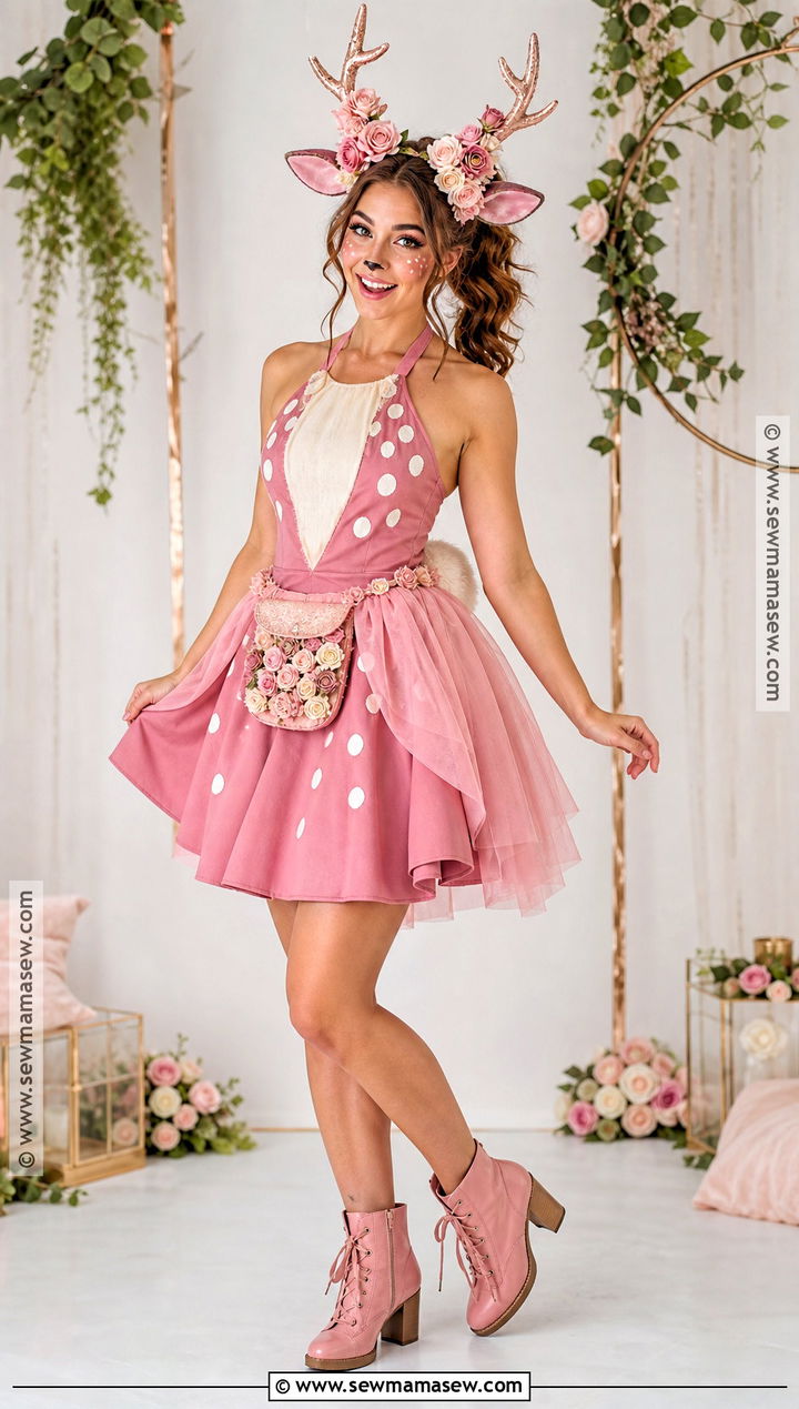 Pink Deer Costume - 40 deer costume ideas for women
