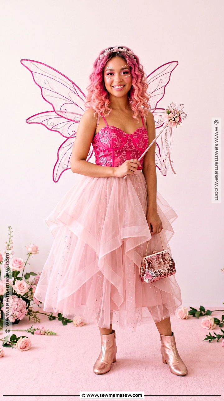 Pink Fairy Costume - 50 fairy costume ideas