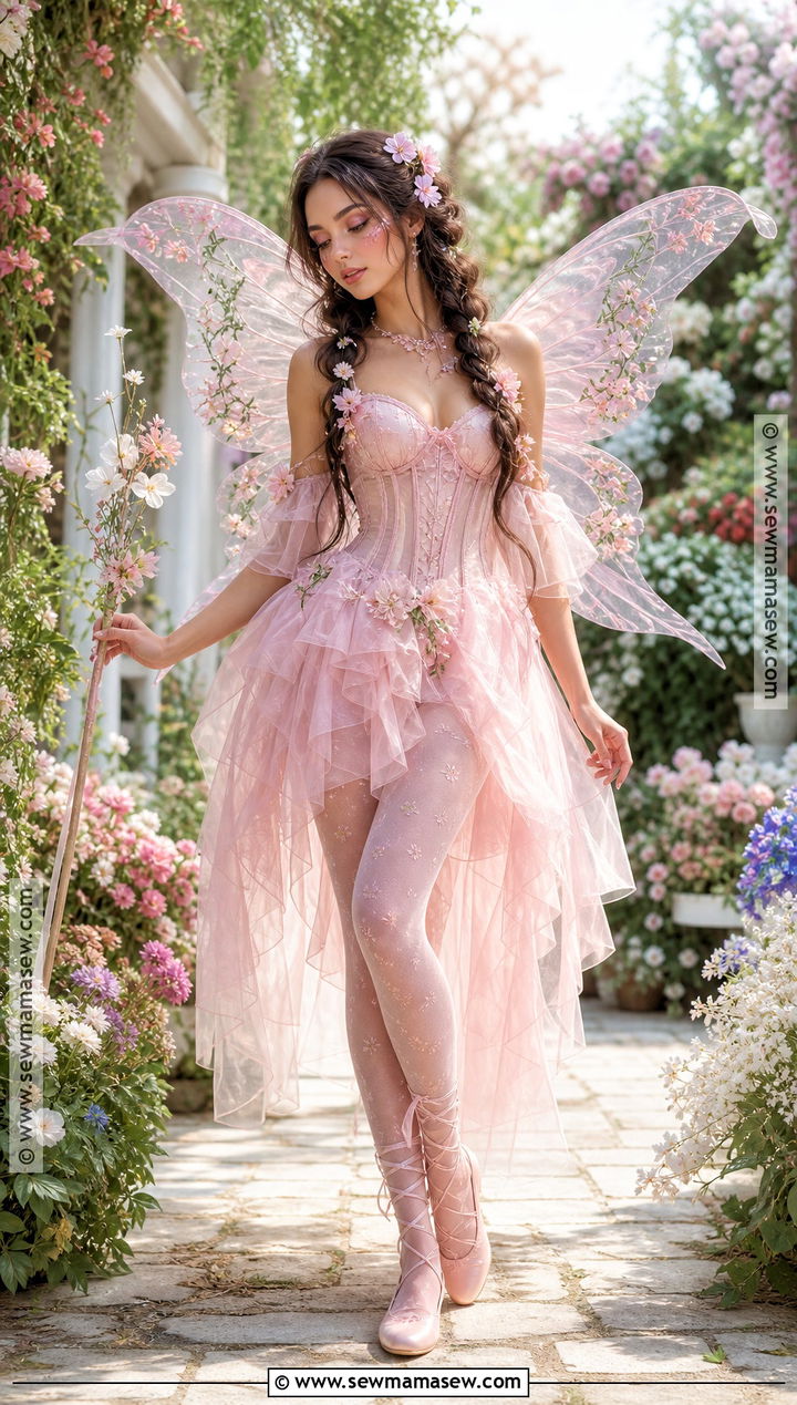 Pink Fairy Costume - 35 pink halloween costume ideas