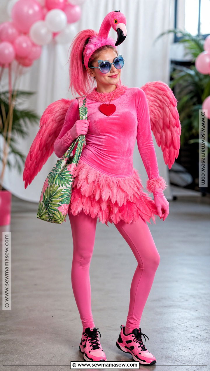 Pink Flamingo Beanie Boo Costume - 30 beanie boo costume ideas