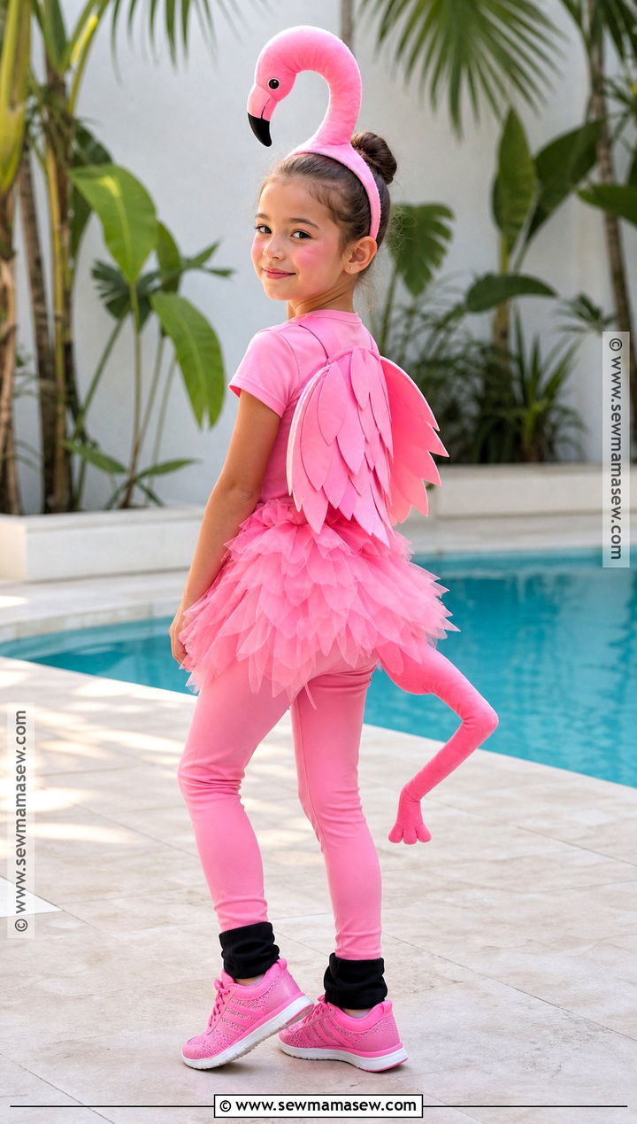 Pink Flamingo Costume For Kids - 30 bird costume ideas for kids
