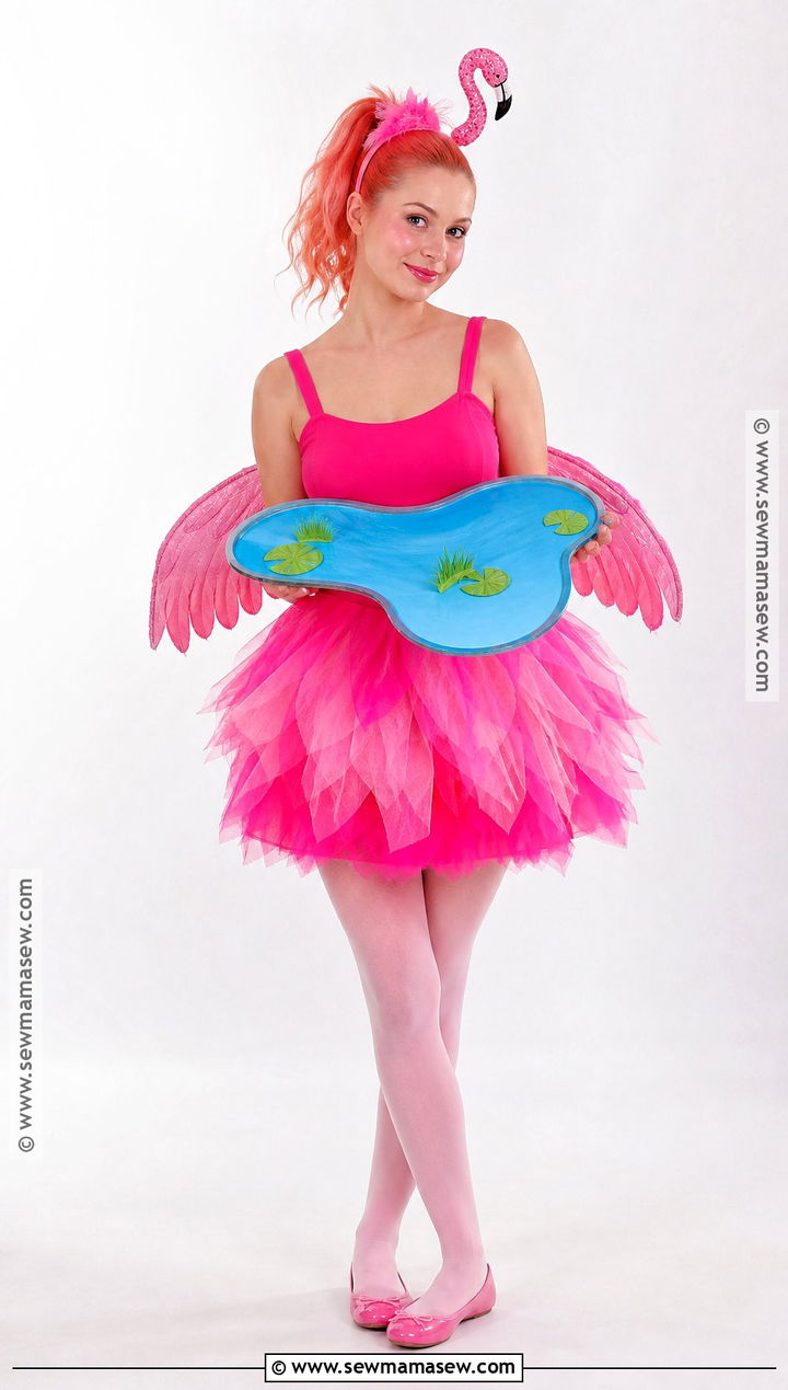 Pink Flamingo Halloween Costume - 40 animal halloween costumes