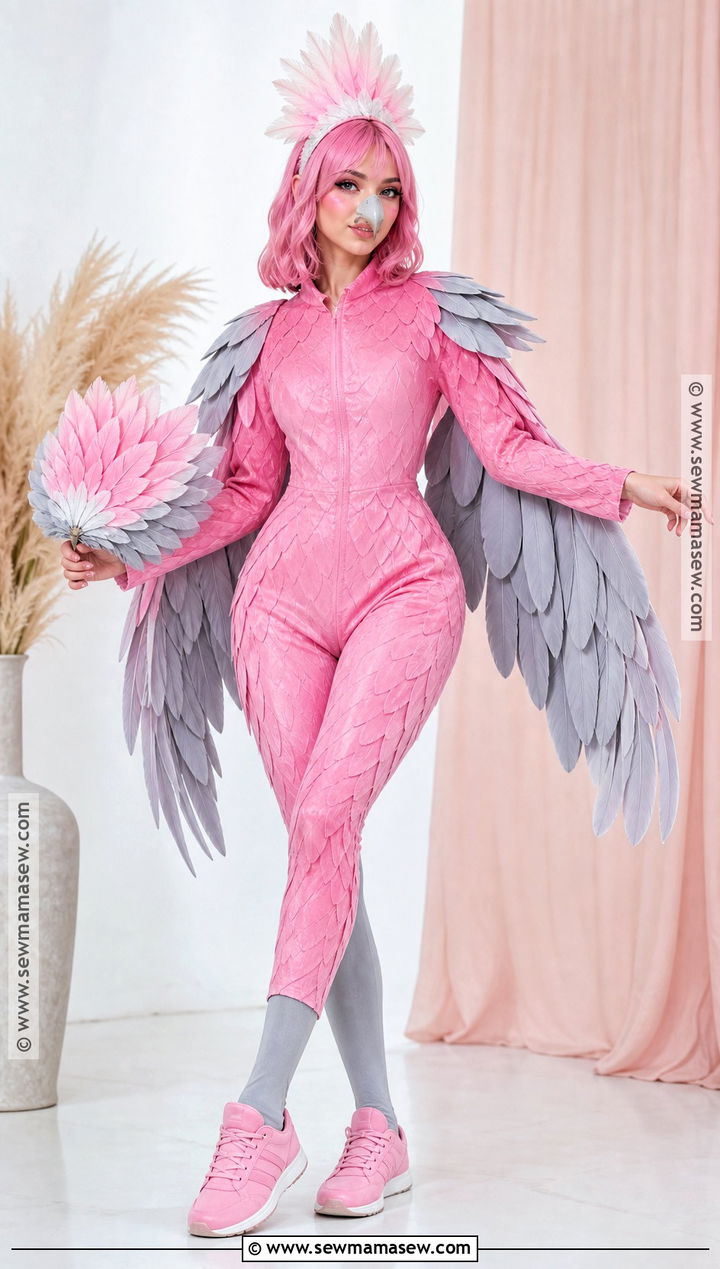 Pink Galah Parrot Costume - 35 parrot costume ideas