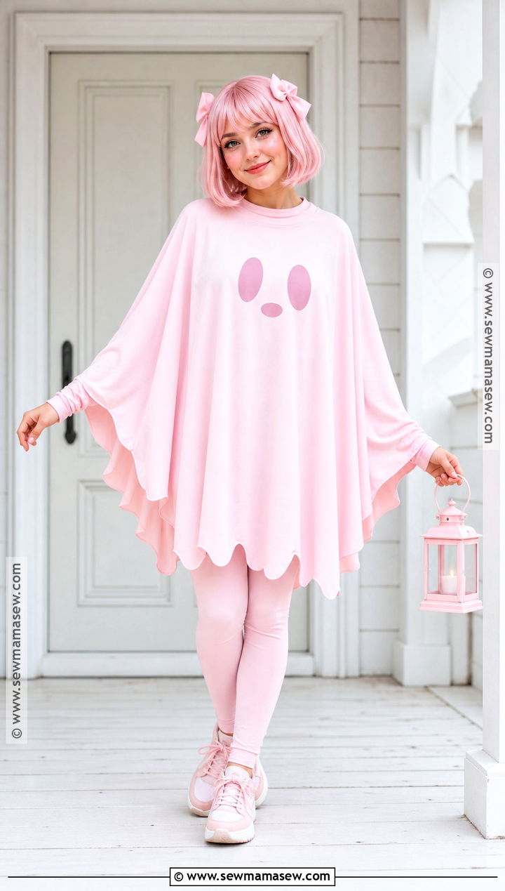 Pink Ghost Costume - 35 pink halloween costume ideas