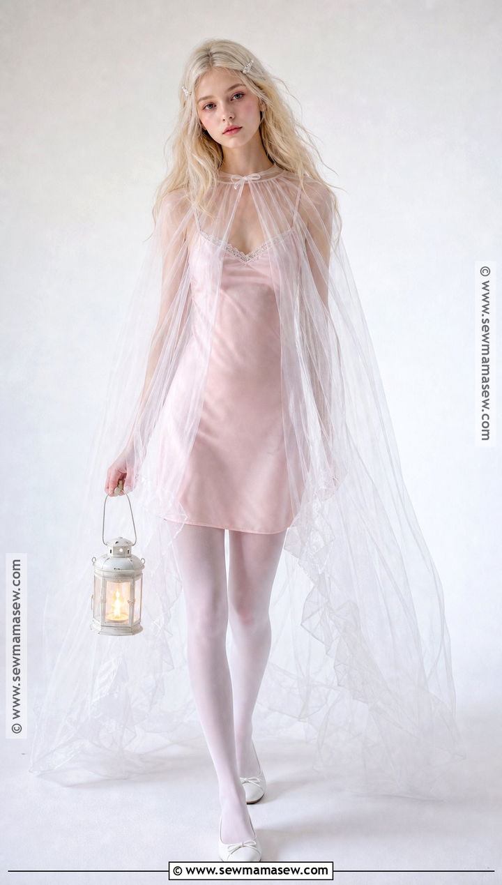 Pink Ghost Dress Costume - 30 pink dress halloween costume ideas