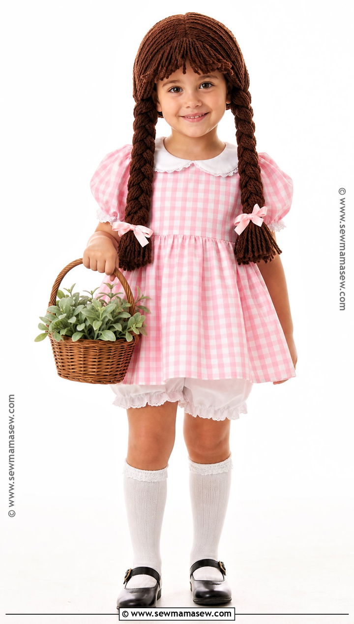 Pink Gingham Cabbage Patch Doll Costume - 35 Cabbage Patch Doll Costume Ideas