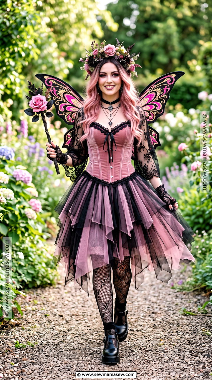 Pink Gothic Fairy Costume - 30 Gothic Fairy Costume Ideas