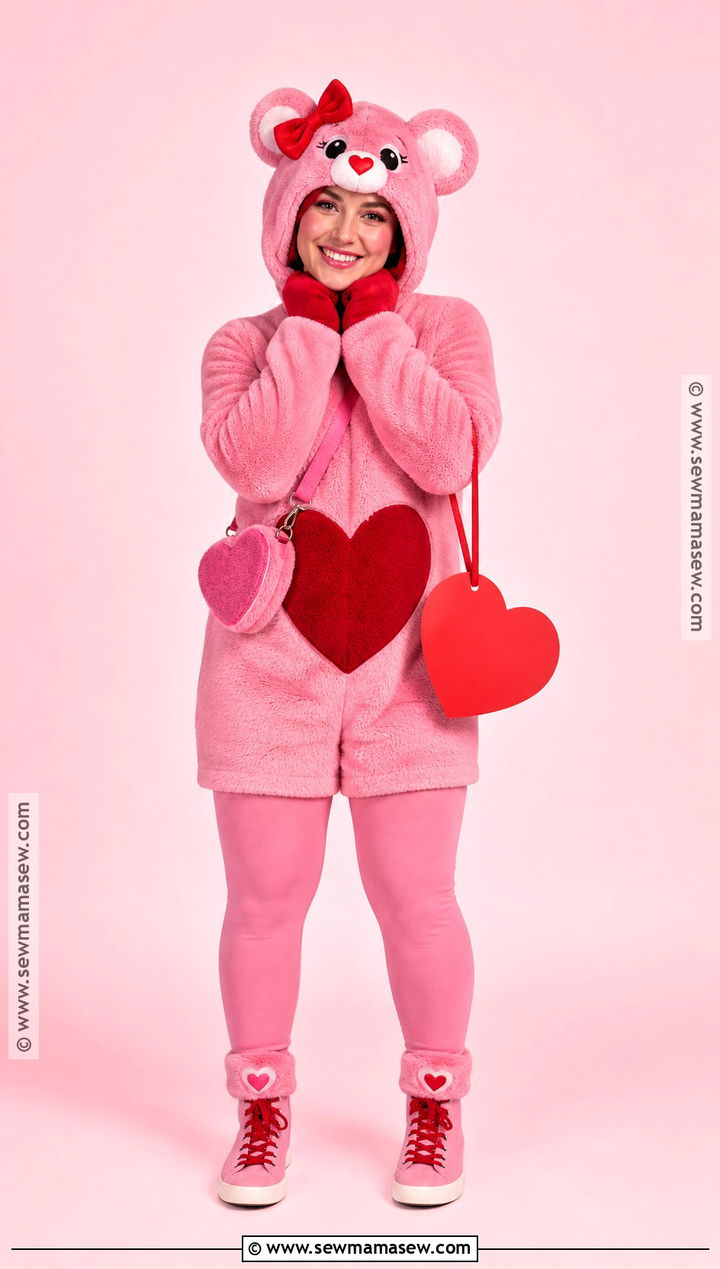 Pink Heart Ty Bear Costume - 30 Ty Bear Costume Ideas