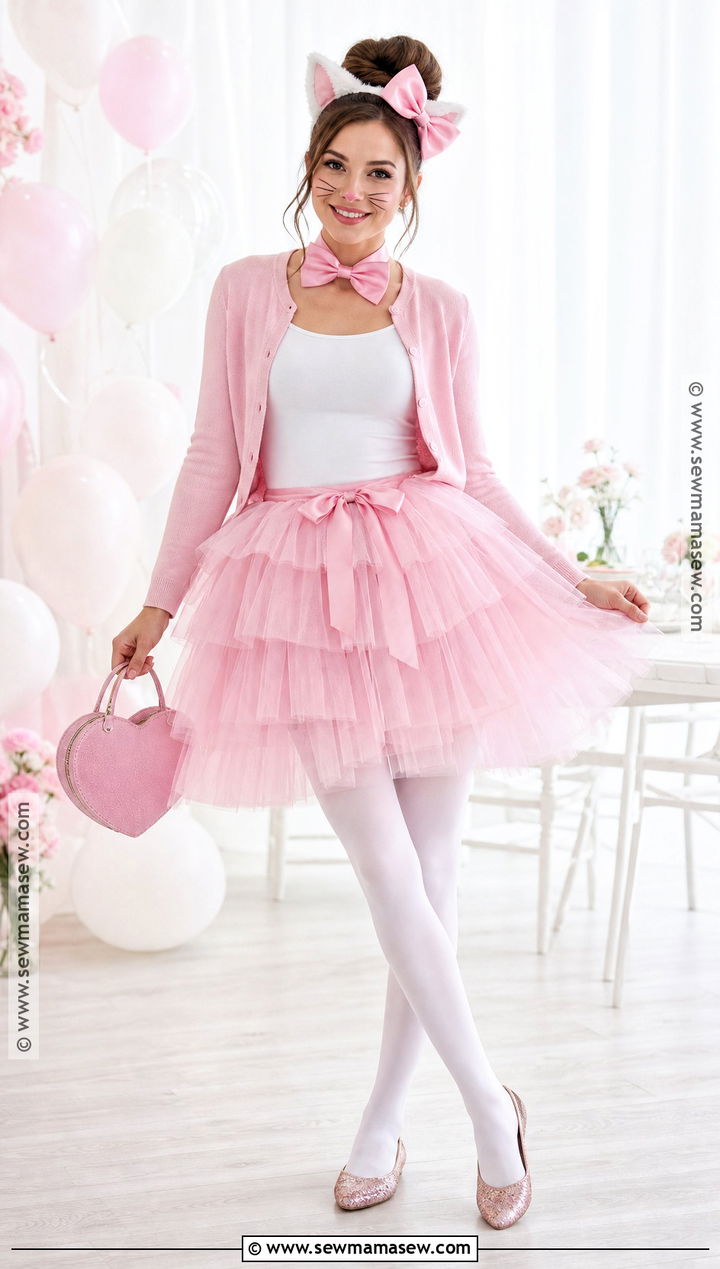 Pink Hello Kitty Tutu Costume - 40 hello kitty halloween costume ideas