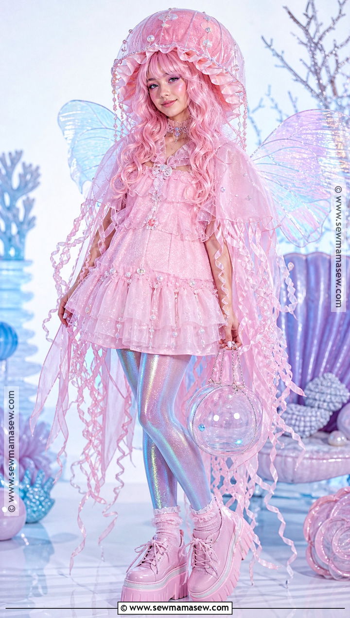 Pink Jellyfish Costume - 30 spongebob costume ideas for women