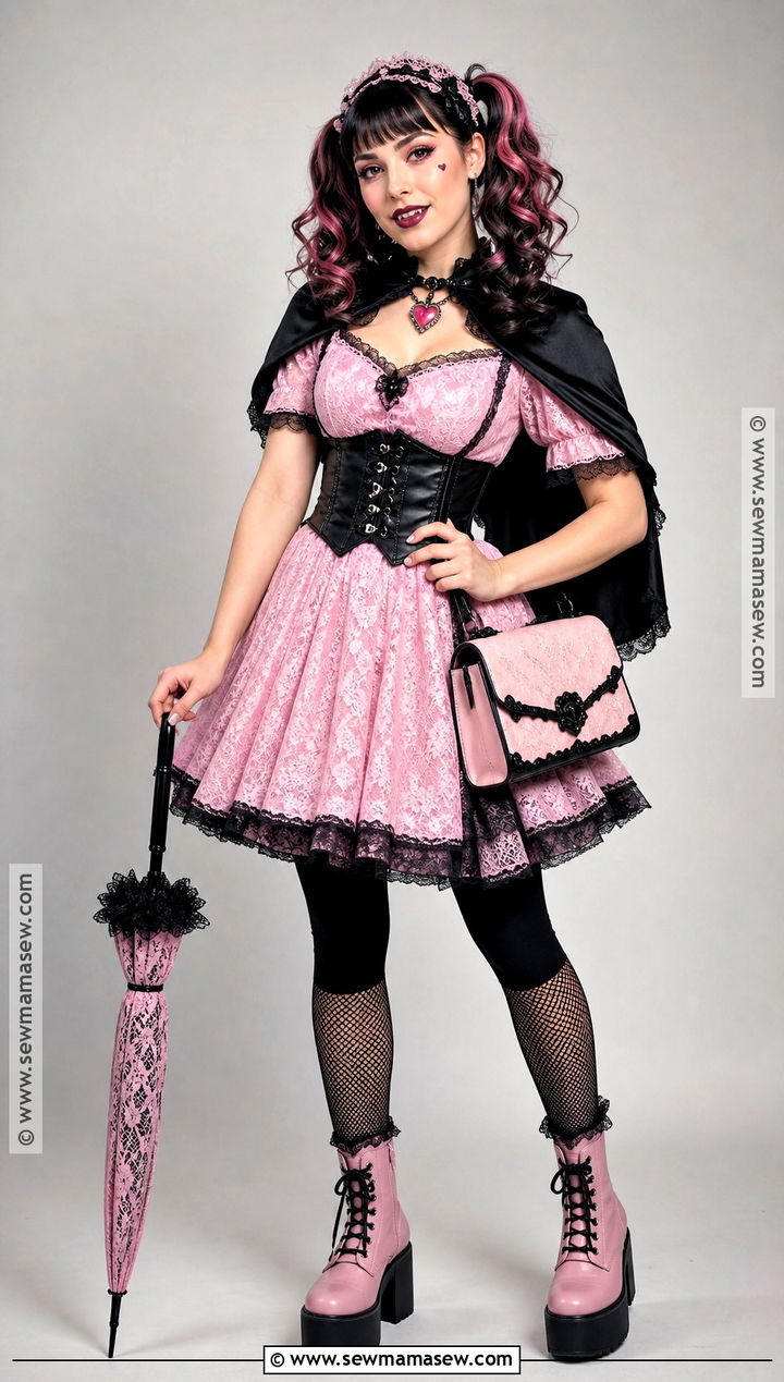Pink Lace Dress Draculaura Costume - 35 draculaura halloween costume ideas