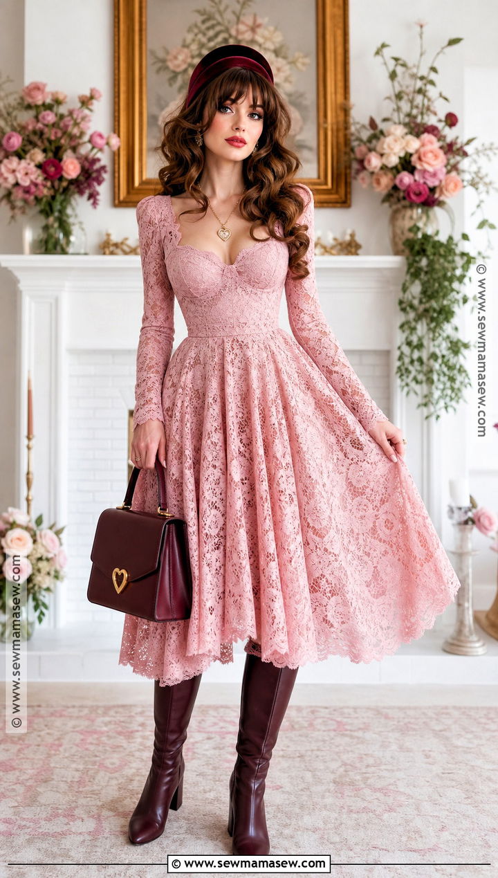 Pink Lace Love Witch Outfit - 30 love witch outfit ideas