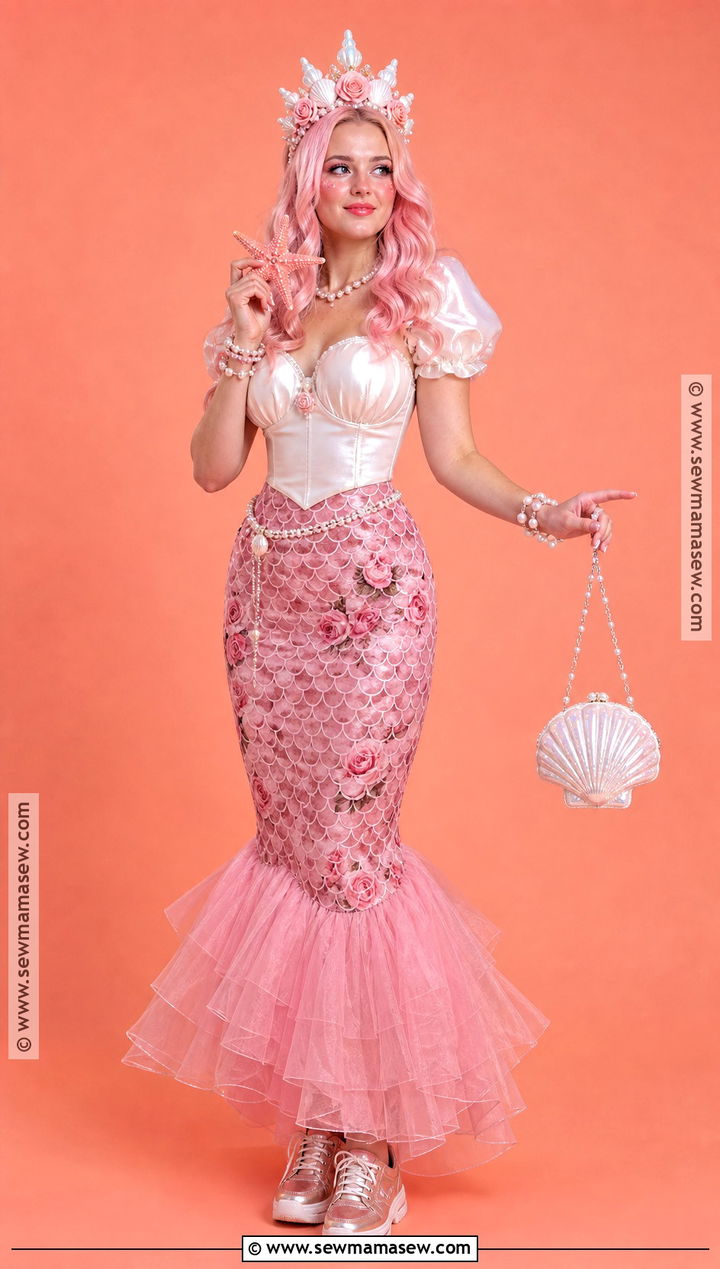Pink Mermaid Costume - 35 Mermaid Costumes