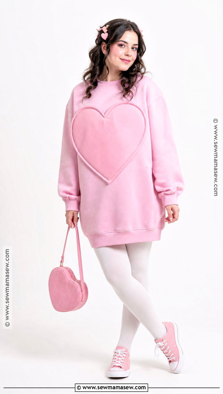 Pink Message Heart Costume - 30 Candy Costume Ideas for Women