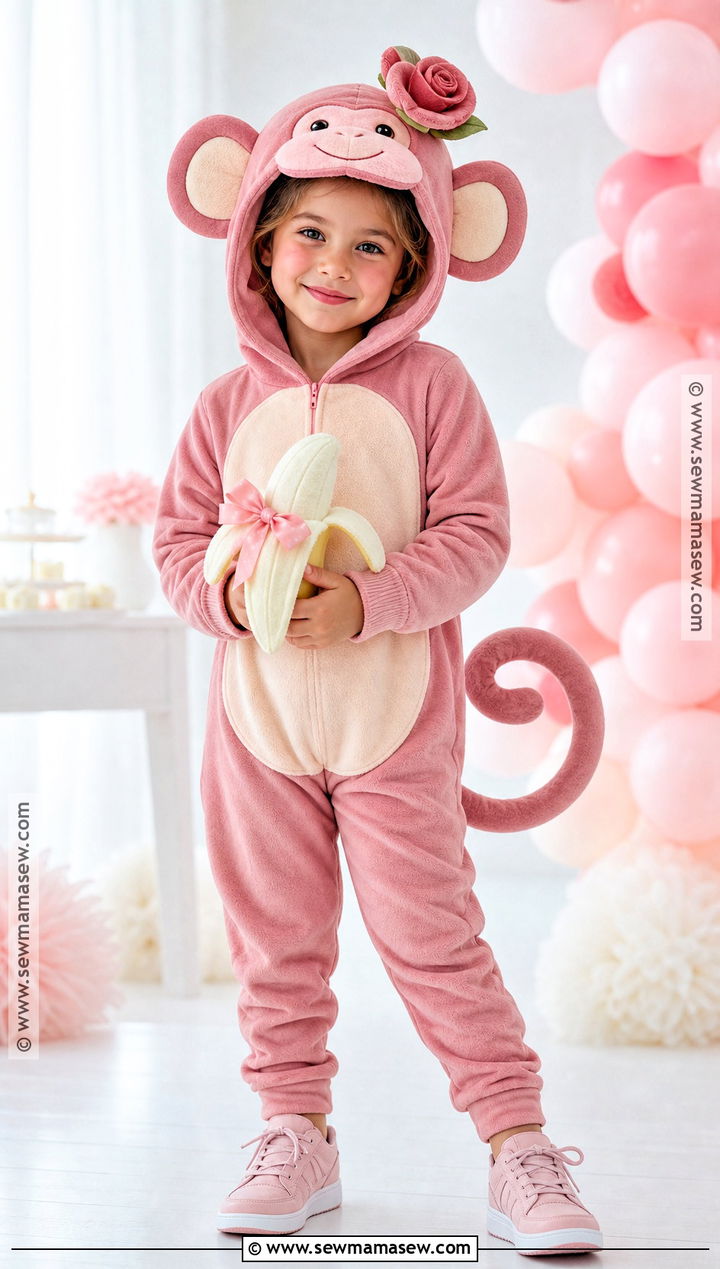 Pink Monkey Costume - 30 monkey costume ideas for kids