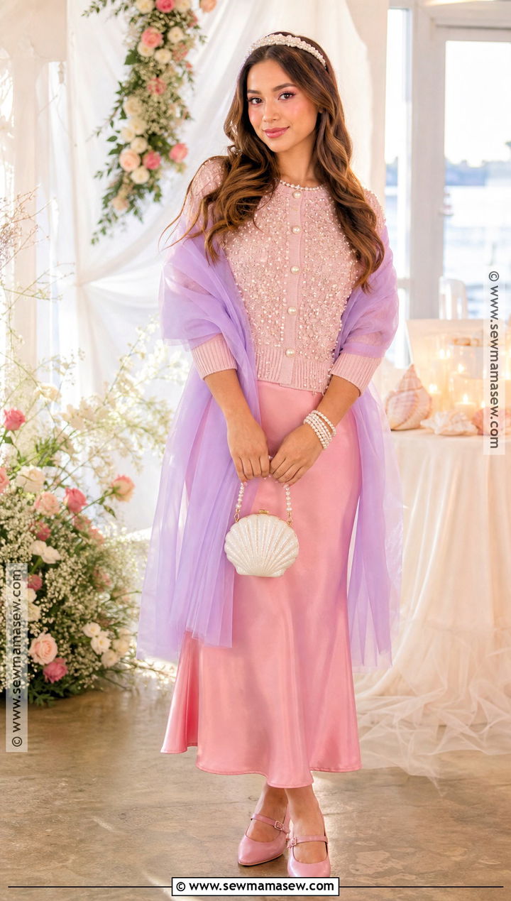Pink Pearl Mermaid Outfit - 35 mermaid halloween outfit ideas