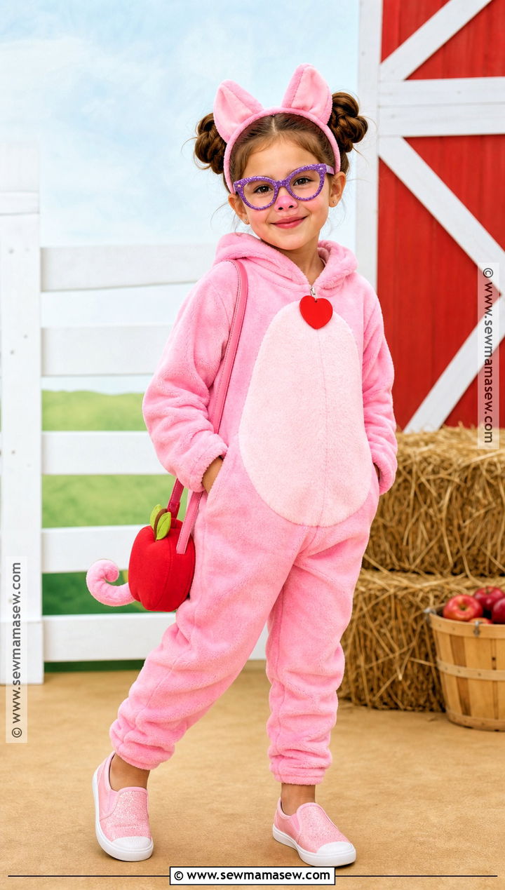 Pink Pig Beanie Boo Costume - 30 beanie boo costume ideas