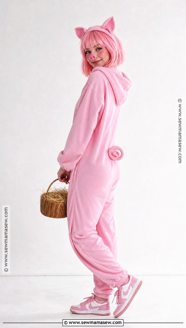 Pink Pig Halloween Costume - 40 animal halloween costumes