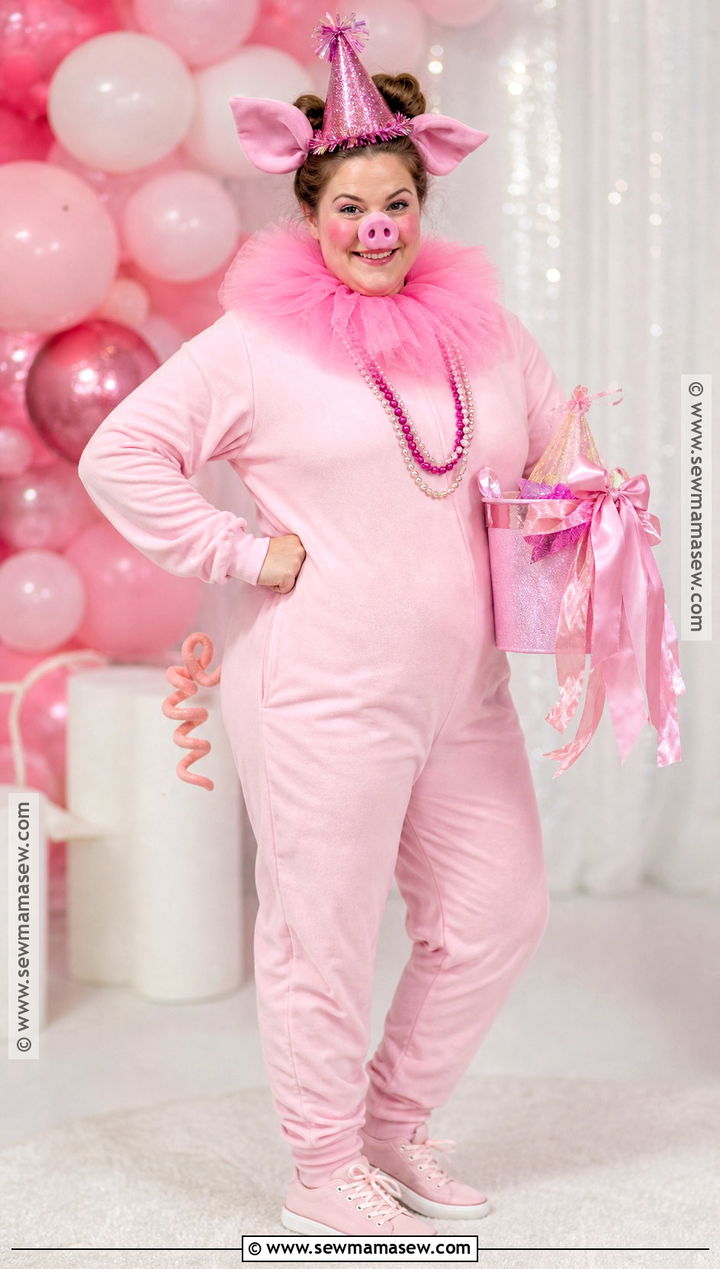 Pink Pig Party Animal Costume - 45 party animal costume ideas