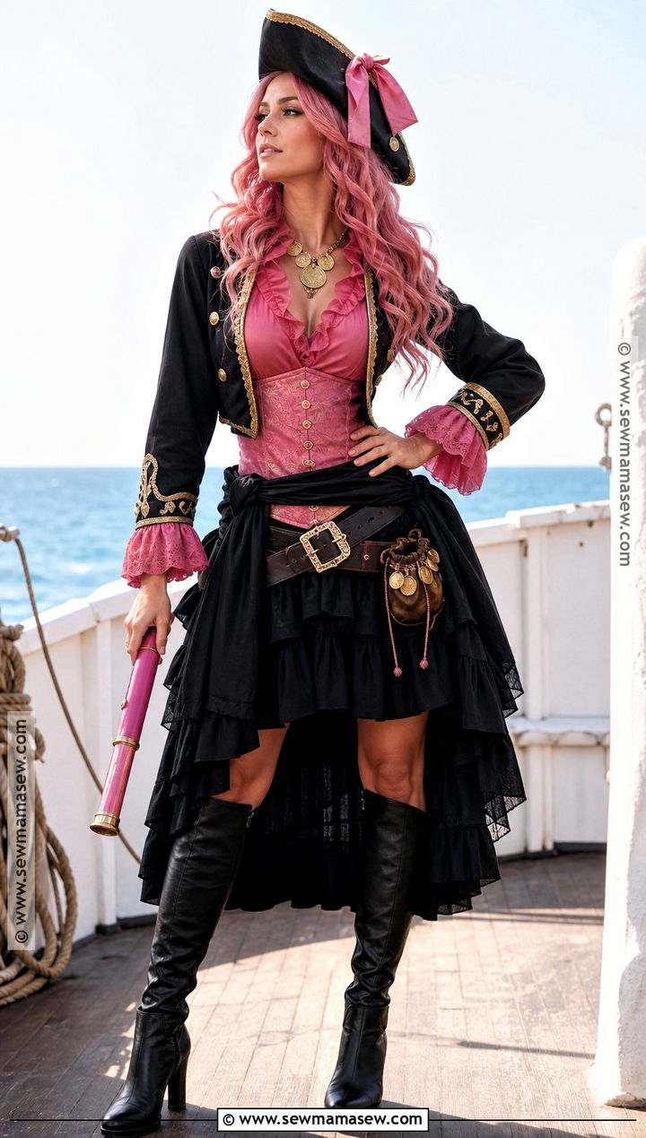 Pink Pirate Costume - 35 pirate costumes